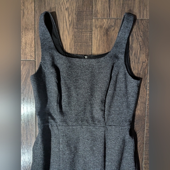 The Limited Women's Charcoal Gray Knee Length Mermaid Sheath Dress Sz 2 Classic - Picture 2 of 15